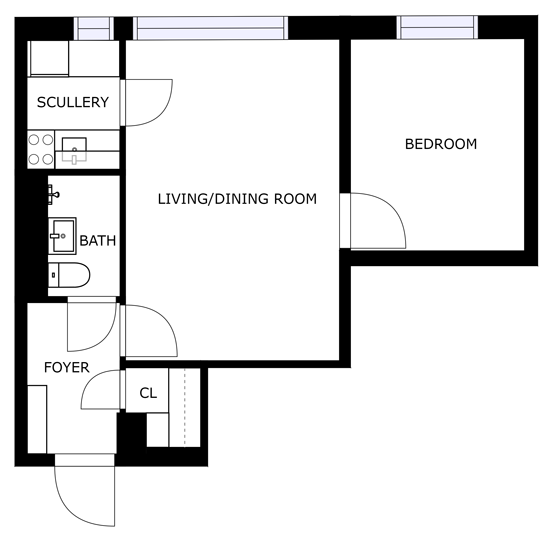 2D floor plan for real estate agents