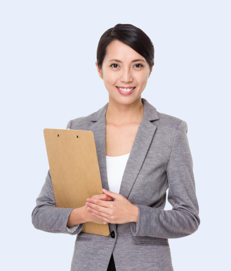 appraiser holding a clipboard