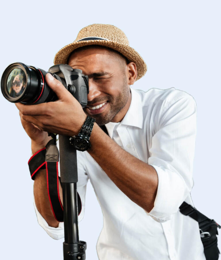 real estate photographer taking a photo